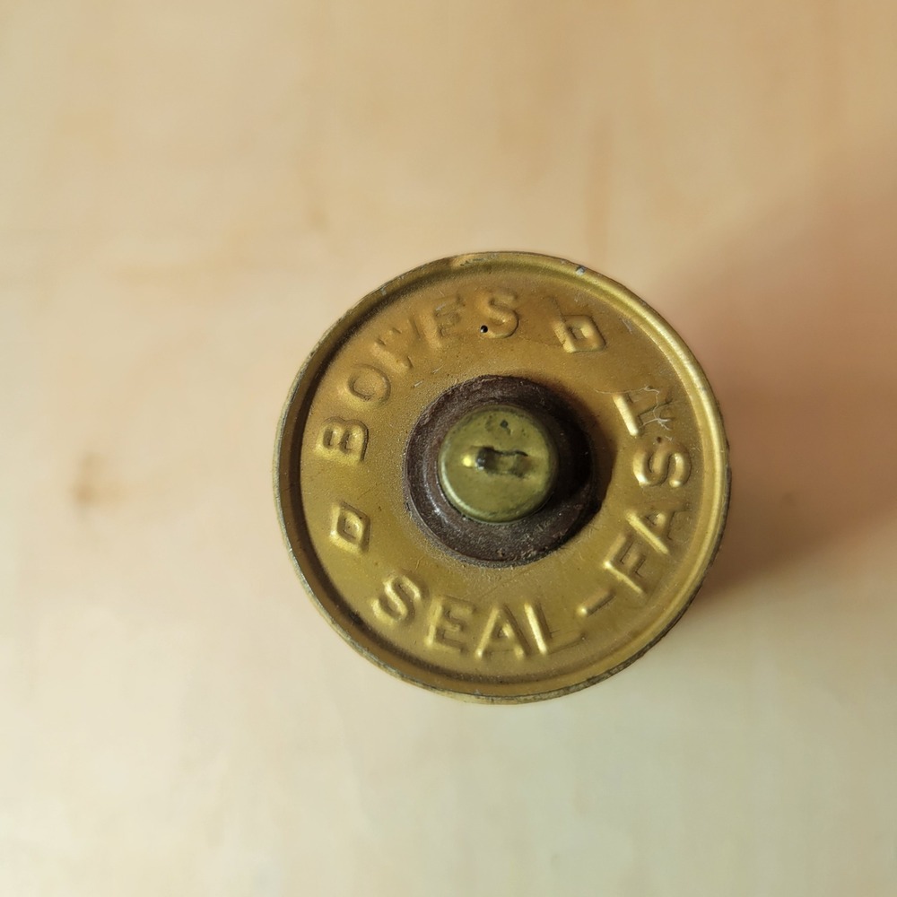 Vintage Bowes Seal Flashlight Battery Metallic Top Old Collectible Power Cell - Picture 5 of 7